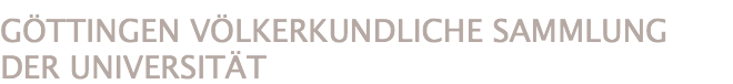 GÖTTINGEN VÖLKERKUNDLICHE SAMMLUNG DER UNIVERSITÄT