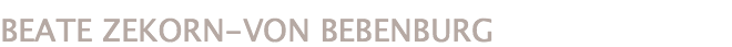 BEATE ZEKORN-VON BEBENBURG 