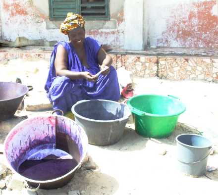 Der grand boubou in Dakar, Westafrika 3